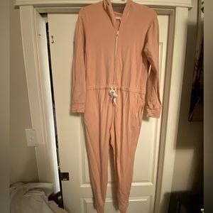 JH x S&T Pink Hooded Jogger